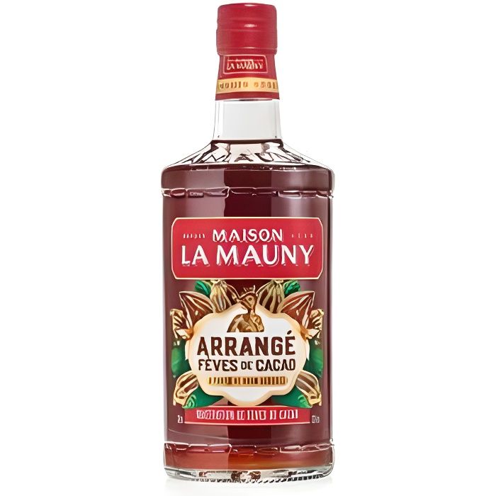 Maison La Mauny Feves de Cacao - Rhum arrangé - 30%vol - 70cl