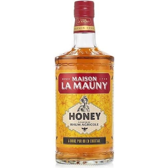 Maison la Mauny HONEY - Rhum Agricole AOC Martinique - 35%vol - 70cl