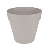 ELHO Pot de fleurs rond avec roues Loft Urban - Ø 48.5 x H 44.5 cm - Gris chaud