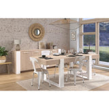Table a manger - LOFT - Rectangulaire - Chene / Blanc - 8 personnes - 223,9 x 93 x 78,6 - PARISOT