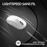 Souris gamer - Sans fil - Logitech G - Pro X Superlight 2 Lightspeed - Blanche