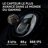 Souris gamer - Sans fil - Logitech G - Pro X Superlight 2 Lightspeed - Blanche