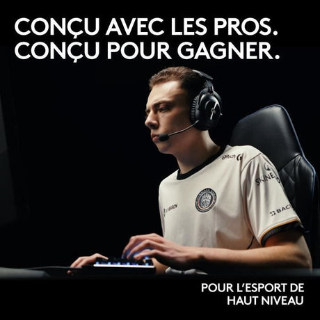 Casque gamer - Sans fil - Logitech G - Lightspeed - Rose