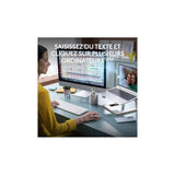 Ensemble Clavier Souris - Sans fil - Logitech - MK950 Signature - AZERTY - Blanc