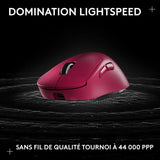 Souris gamer - sans fil - Logitech - G Pro X Superlight 2 DEX - Rose