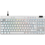 Clavier gamer - Filaire - Logitech G - Pro X TKL Rapid - AZERTY - Blanc