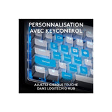 Clavier gamer - Filaire - Logitech G - Pro X TKL Rapid - AZERTY - Blanc