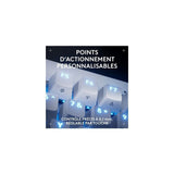 Clavier gamer - Filaire - Logitech G - Pro X TKL Rapid - AZERTY - Blanc