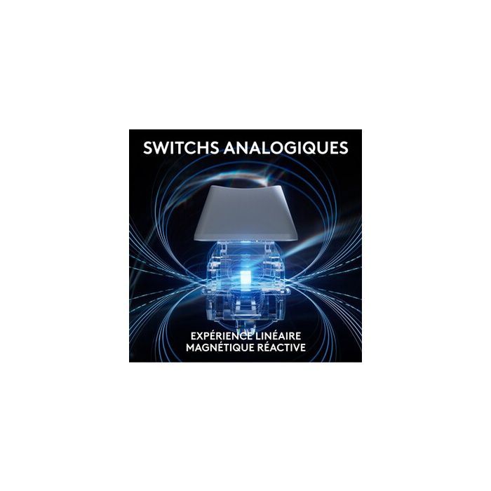 Clavier gamer - Filaire - Logitech G - Pro X TKL Rapid - AZERTY - Blanc