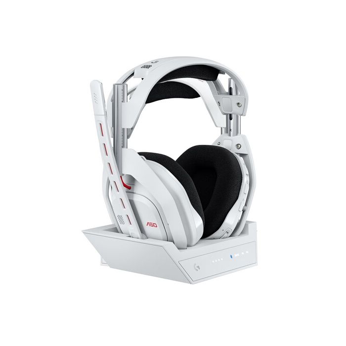 Casque gamer - Sans fil - Logitech G - Astro A50 Lightspeed Pro-G Graphene - Xbox, PS5, Switch, PC/Mac - Blanc