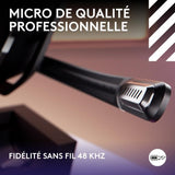 Casque gamer - Sans fil - Logitech G - Astro A50 Lightspeed Pro-G Graphene - Xbox, PS5, Switch, PC/Mac - Noir