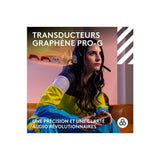 Casque gamer - Sans fil - Logitech G - Astro A50 Lightspeed Pro-G Graphene - Xbox, PS5, Switch, PC/Mac - Noir