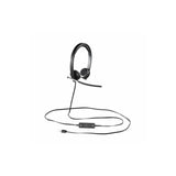 Casque - Filaire - Logitech - H650E - Micro stÈrÈo - Gris
