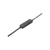 Casque - Filaire - Logitech - H650E - Micro stÈrÈo - Gris