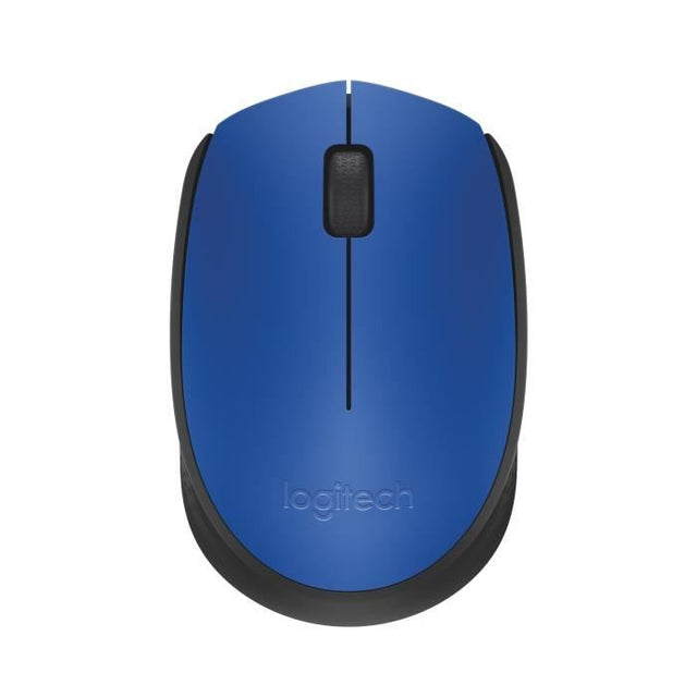 Souris sans fil Logitech Cordless Laser M171 (Noir/Bleu)
