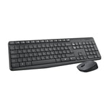 Ensemble Clavier Souris - Sans fil - Logitech - MK235 - AZERTY - Graphite