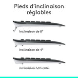 Ensemble Clavier Souris - Sans fil - Logitech - MK540 - AZERTY - Noir