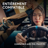 Volant de course et pédales G923 - Logitech G - Compatible PS5, PS4 et PC