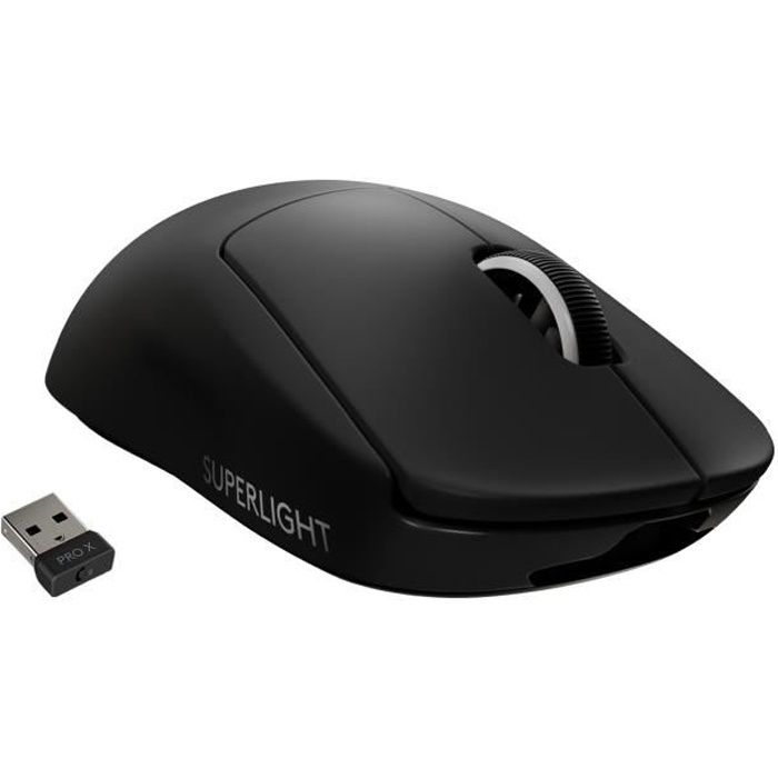 Gaming mouse - Wireless - Logitech G - G PRO X Superlight - Black