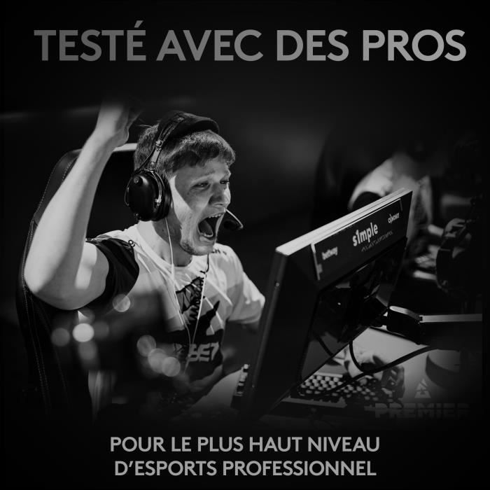 Souris gamer - Sans fil - Logitech G - G Pro X Superlight - Blanc