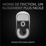 Souris gamer - Sans fil - Logitech G - G Pro X Superlight - Blanc