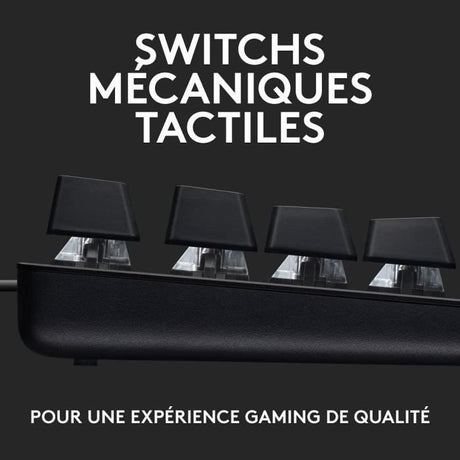 Clavier gamer - Filaire - Logitech G - G413 SE - AZERTY - Mécanique - Grande taille - Noir