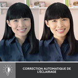 Webcam - Full HD 1080p - Logitech - Brio 300 - Microphone intégré - Blanc