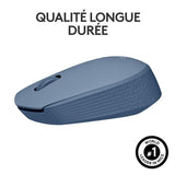 Souris - Sans Fil - Logitech - M171 - Bleu gris - Ambidextre