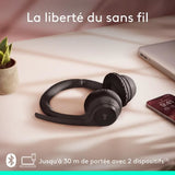 Casque - Sans fil - Logitech - Zone 300 - Bluetooth - Anti-parasite - Noir