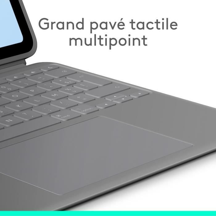Etui clavier - Logitech - Combo Touch - Pour iPad Air 13 pouces (M2, M3 et M4) (2024, 2025 et 2026)
