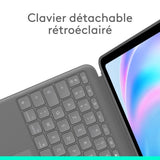 Etui clavier - Logitech - Combo Touch - Pour iPad Air 13 pouces (M2, M3 et M4) (2024, 2025 et 2026)