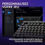 Clavier gamer - filaire - Logitech G - G515 TKL -  MÈcanique - RGB - AZERTY - Noir