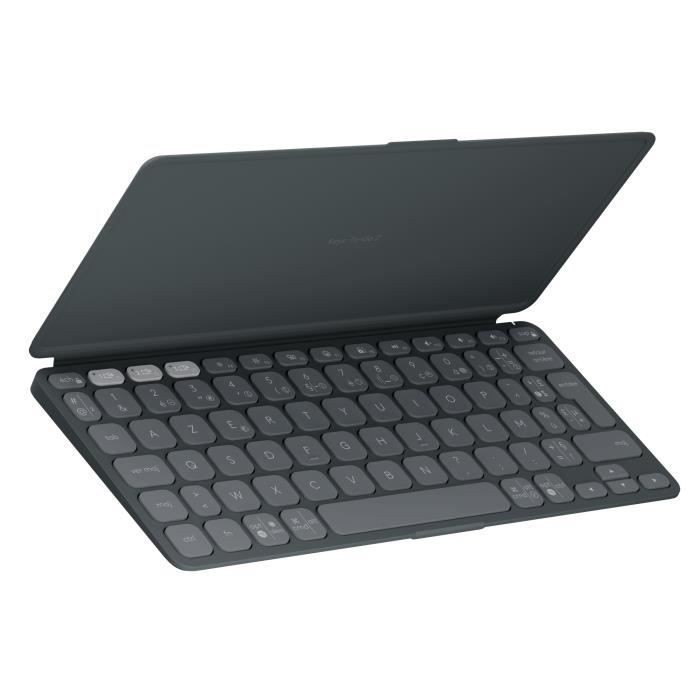 Etui clavier - Logitech - Keys to go 2- AZERTY - Universel - Graphite