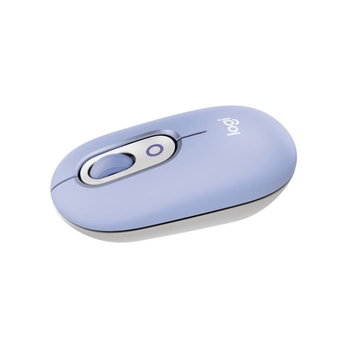 Mouse - Wireless - Logitech - Pop Mouse - Lilac