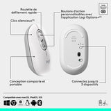 Souris - Sans fil - Logitech - Pop Mouse - Blanc cassÈ