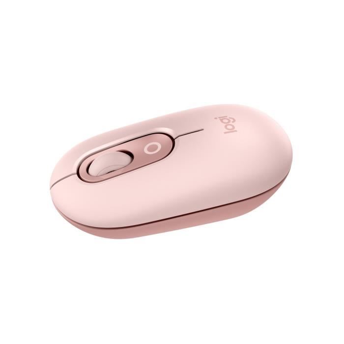 Souris - Sans fil - Logitech - Pop Mouse - Rose