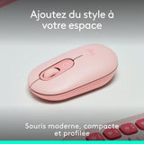 Souris - Sans fil - Logitech - Pop Mouse - Rose
