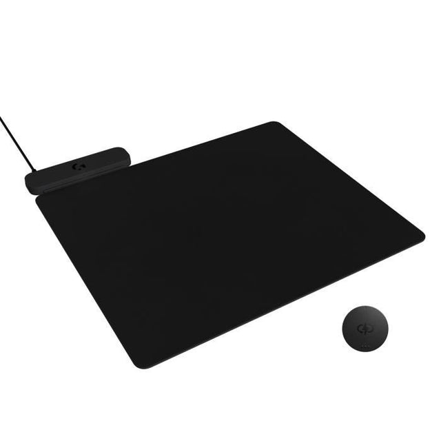 Tapis de souris gamer - Logitech G - Powerplay 2 - Systeme de charge sans fil  - Noir