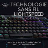 Clavier gamer - Sans fil - Logitech G - G915 TKL - Retroeclaire - AZERTY - Noir
