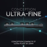 Clavier gamer - Sans fil - Logitech G - G915 TKL - Retroeclaire - AZERTY - Noir