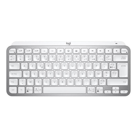 Clavier - Sans Fil - Logitech - MX Keys Mini - AZERTY - Rétroéclairé - Gris clair