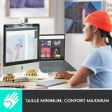 Clavier - Sans fi l- Logitech - MX Keys Mini - AZERTY - Rétroéclairé - Pour Mac compact - Gris clair