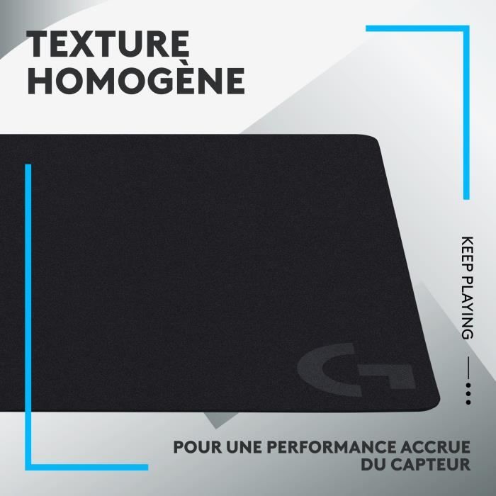 Tapis de souris gamer - Logitech G - G240 - Noir