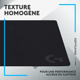 Tapis de souris gamer - Logitech G-  G640 - Noir
