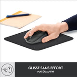 Tapis de souris - Logitech - Série Studio - Glissement facile - Noir