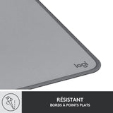 Tapis de souris - Logitech - Desk Mat - Studio Série - Gris