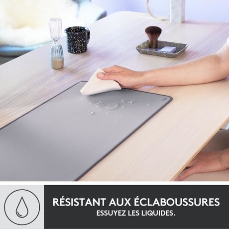 Tapis de souris - Logitech - Desk Mat - Studio Série - Gris