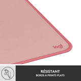 Tapis de souris - Logitech - Desk Mat - Studio Série - Rose