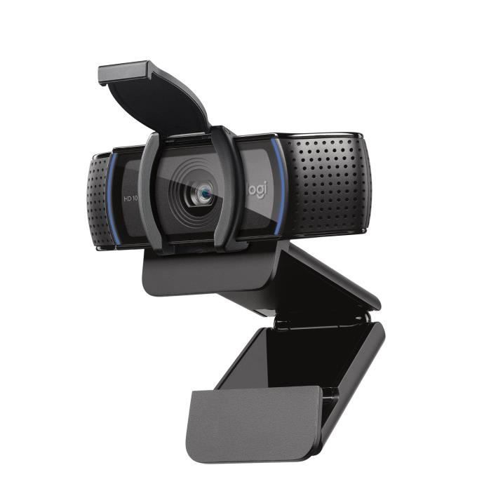 Webcam - Full HD 1080p - Logitech - C920 S - Microphone intégré