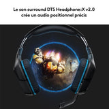 Casque gamer - Filaire - Logitech G - G432 - USB - Xbox One, PS4, Switch, PC, MAC - Noir